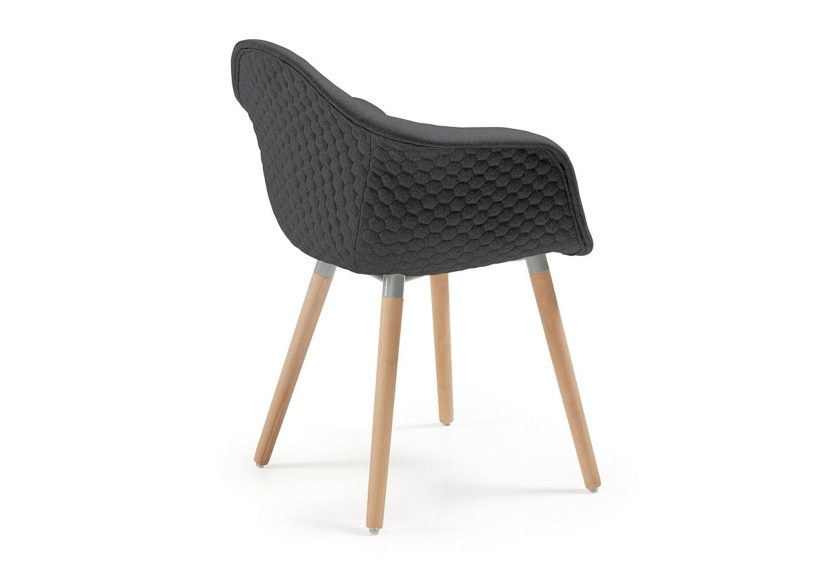 CHAISE KEVYA GRIS FONCE