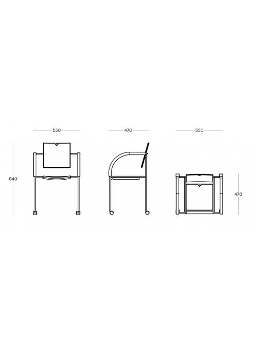 FAUTEUIL COMODA RUOTE
