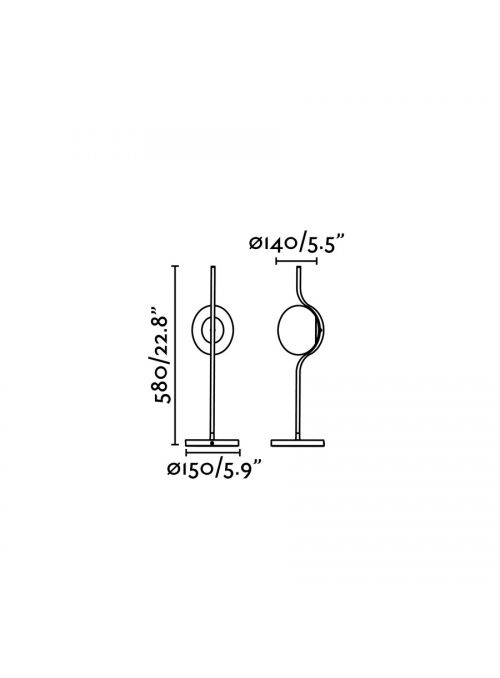 LAMPE DE TABLE  LE VITA