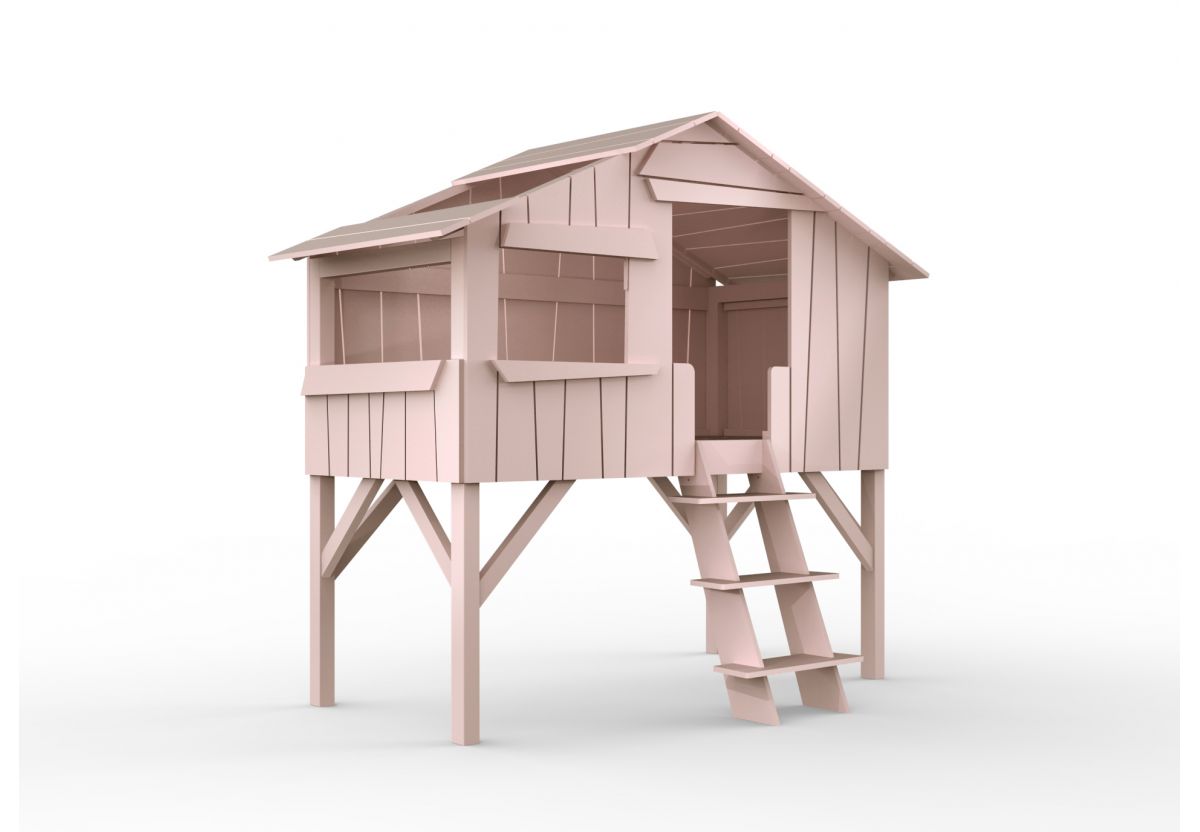 LIT CABANE MDF LAQUE