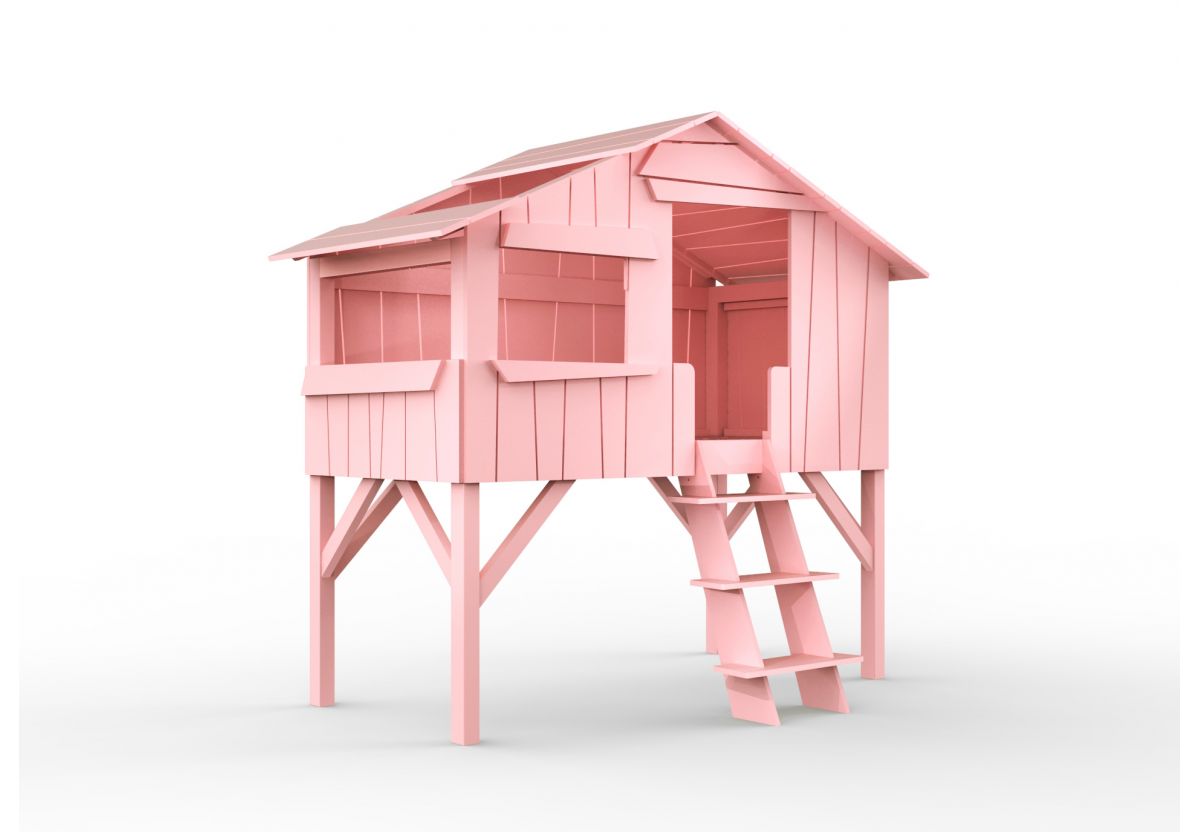 LIT CABANE MDF LAQUE