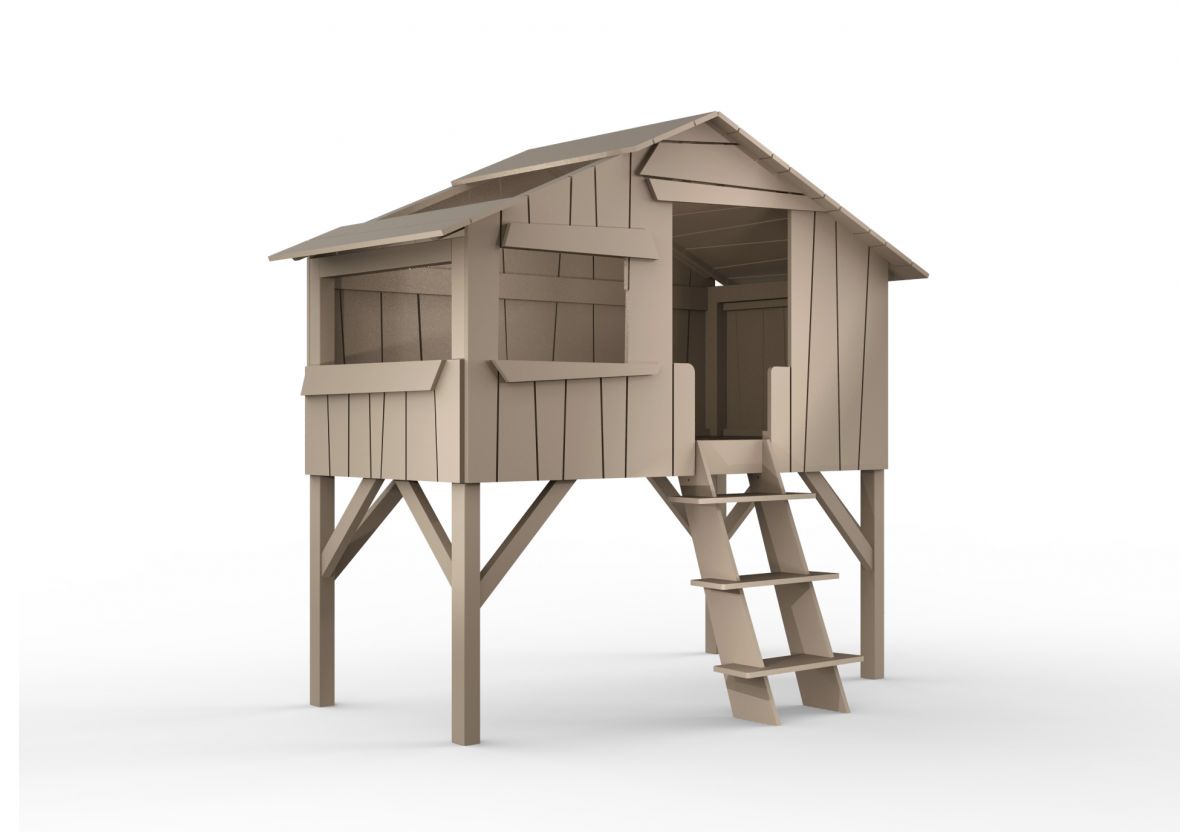 LIT CABANE MDF LAQUE