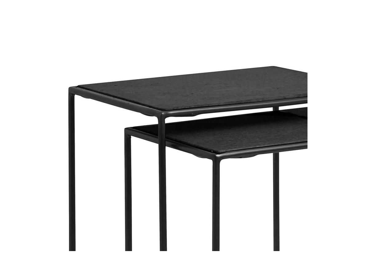 SET DE 2 TABLES D'APPOINT TIMELESS