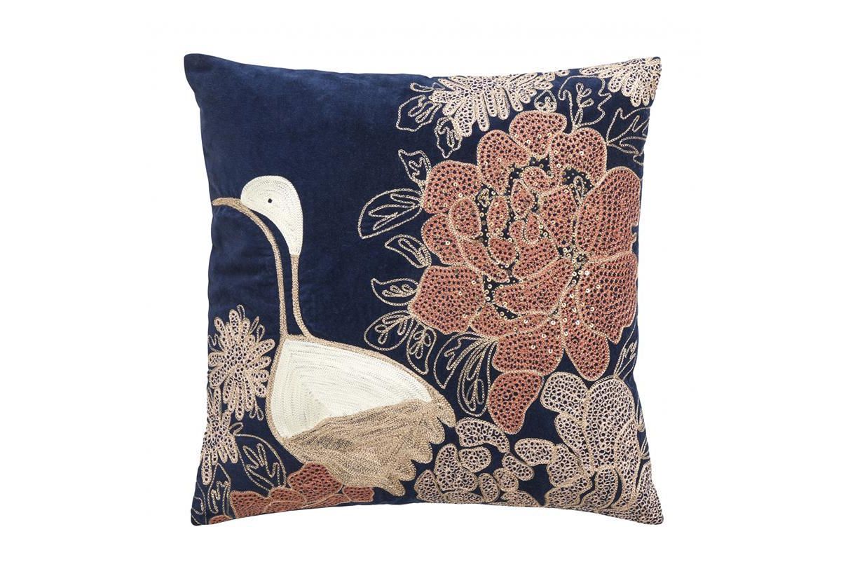 HOUSSE DE COUSSIN OISEAU
