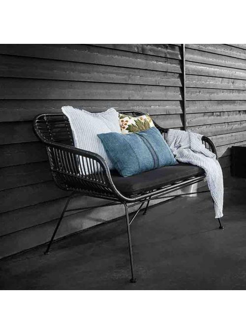 BANC DE JARDIN AVEC COUSSIN