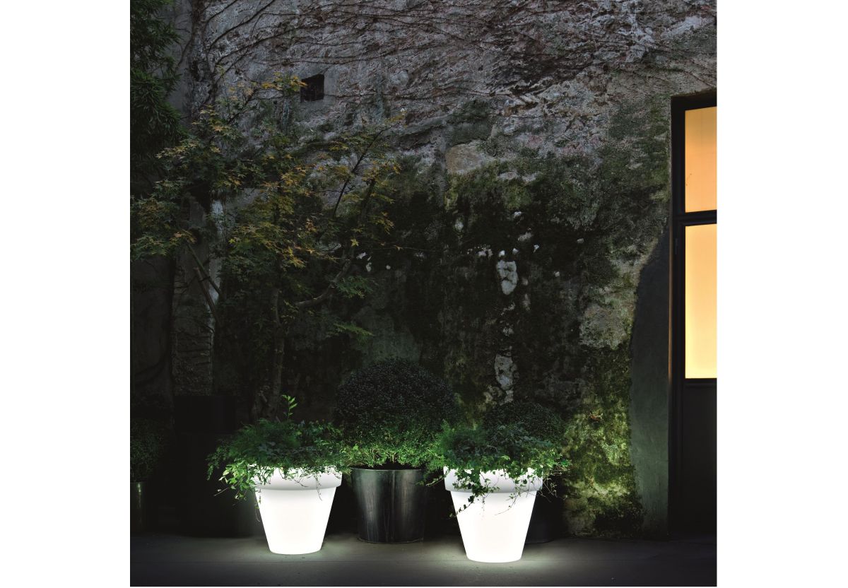 JARDINIERE VAS-TWO AVEC CONTENEUR ET ECLAIRAGE