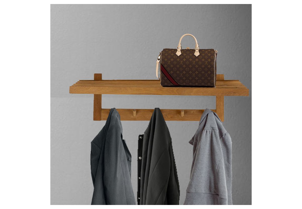 PORTE-MANTEAU AVEC TABLETTE UNO