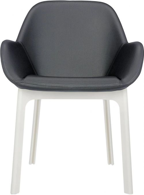 FAUTEUIL CLAP ECOPELLE GRIS...