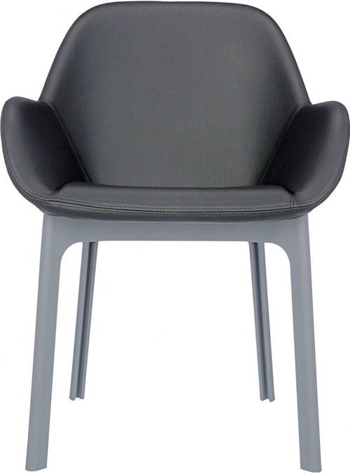 FAUTEUIL CLAP ECOPELLE GRIS...
