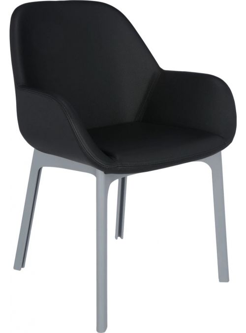 FAUTEUIL CLAP ECOPELLE NOIR...