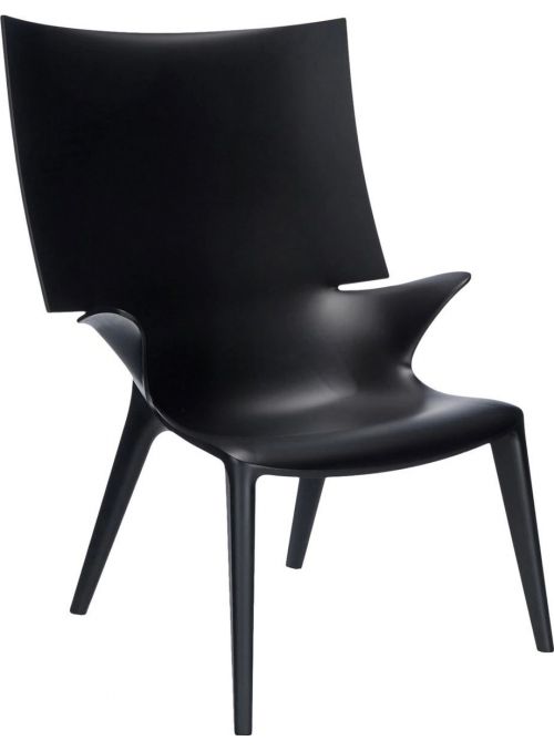 FAUTEUIL UNCLE JIM NOIR MAT