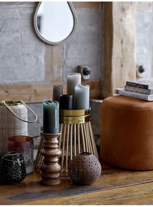 Bougie décorative Lulu - Gris